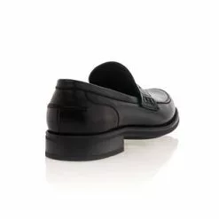 Man Office Mocassins / Chaussures Bateau Homme Noir -Baskets / Sneakers Soldes 01W041848E
