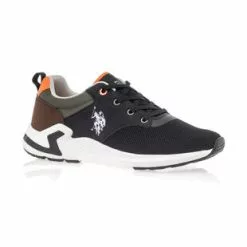 US Polo Baskets / Sneakers Homme Noir -Baskets / Sneakers Soldes 01W043385C