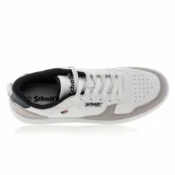 Schott Baskets / Sneakers Homme Blanc -Baskets / Sneakers Soldes 01W043388F