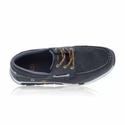 Xti Mocassins / Chaussures Bateau Homme Bleu -Baskets / Sneakers Soldes 01W043515F