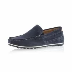 Pierre Cardin Mocassins / Chaussures Bateau Homme Bleu -Baskets / Sneakers Soldes 01W044690B