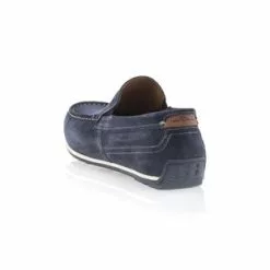 Pierre Cardin Mocassins / Chaussures Bateau Homme Bleu -Baskets / Sneakers Soldes 01W044690E