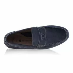 Hub Station Mocassins / Chaussures Bateau Homme Bleu -Baskets / Sneakers Soldes 01W045108F