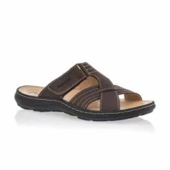 Valmonte Sandales / Nu-pieds Homme Marron -Baskets / Sneakers Soldes 01W045684B