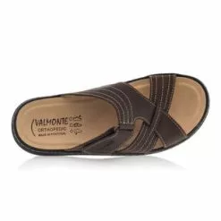 Valmonte Sandales / Nu-pieds Homme Marron -Baskets / Sneakers Soldes 01W045684F