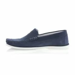 Trek Stone Mocassins / Chaussures Bateau Homme Bleu -Baskets / Sneakers Soldes 01W045810D