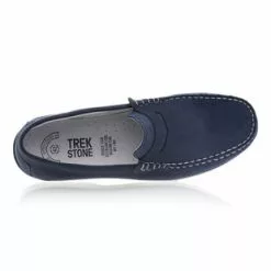 Trek Stone Mocassins / Chaussures Bateau Homme Bleu -Baskets / Sneakers Soldes 01W045810F