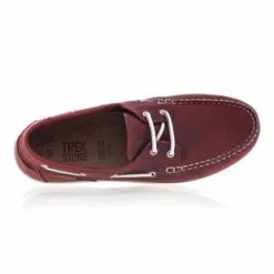 Trek Stone Mocassins / Chaussures Bateau Homme Rouge -Baskets / Sneakers Soldes 01W045869F