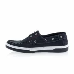 Saint Tropez Mocassins / Chaussures Bateau Homme Bleu -Baskets / Sneakers Soldes 01W045947D