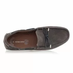 Midtown District Mocassins / Chaussures Bateau Homme Gris -Baskets / Sneakers Soldes 01W047098F