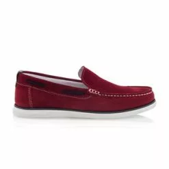 Trek Stone Mocassins / Chaussures Bateau Homme Rouge