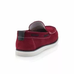Trek Stone Mocassins / Chaussures Bateau Homme Rouge -Baskets / Sneakers Soldes 01W047113E