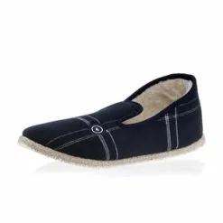Le Slip Français Pantoufles Homme Bleu -Baskets / Sneakers Soldes 01W047429B