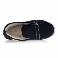 Le Slip Français Pantoufles Homme Bleu -Baskets / Sneakers Soldes 01W047429F